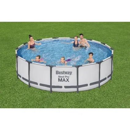 Bestway opzetzwembad Steel Pro Max met filterpomp Ø427x107cm 4