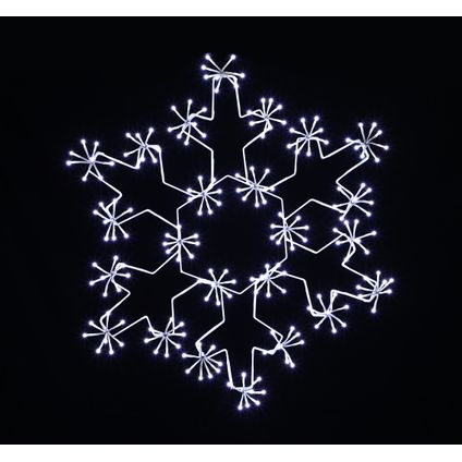 Élairage de Noël flocon de neige Central Park blanc froid 82x72cm