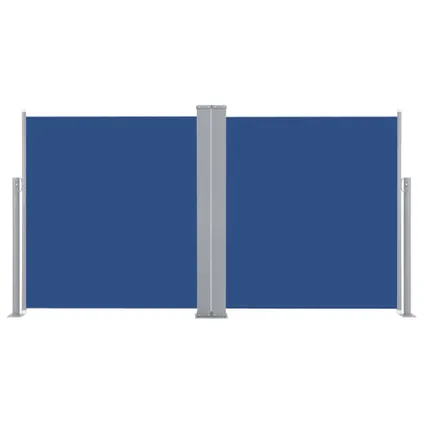 VidaXL windscherm uittrekbaar 100x600cm blauw 5