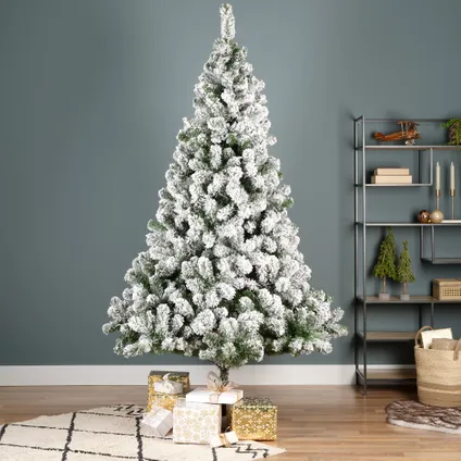 Sapin de Noël artificiel Decoris Imperial Pine Snowy - PVC - ⌀137cm - ↕210cm 5