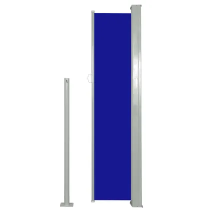 VidaXL windscherm uittrekbaar 140x300cm grijs + blauw 4