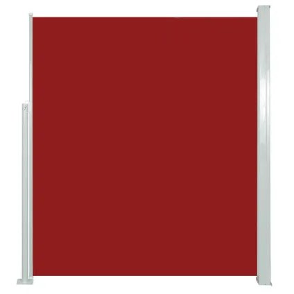 vidaXL Auvent latéral rétractable 160 x 500 cm Rouge 3