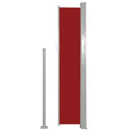 vidaXL Auvent latéral rétractable 160 x 500 cm Rouge 5