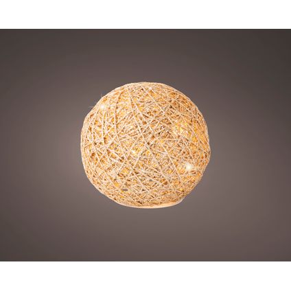 Decoris micro LED bal 20 warm wit Ø15cm