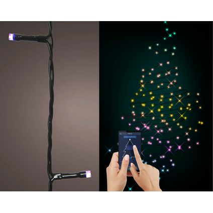 Guirlande lumineuse 200 LED multicolore 24,9m