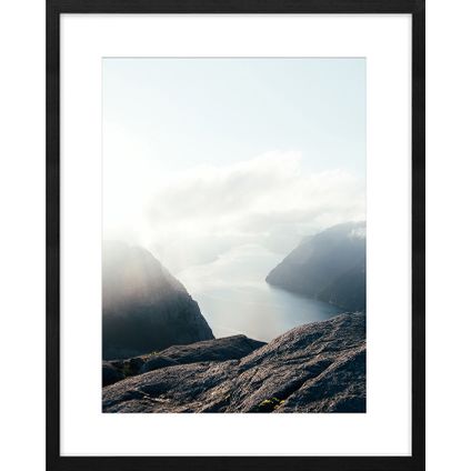 Cadre photo iceland noir 40x50cm