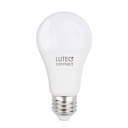 Ampoule LED intelligente Lutec Connect lumière blanche et colorée E27 9W