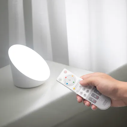 Lutec Connect tafellamp Piala wit LED wit en gekleurd licht 6