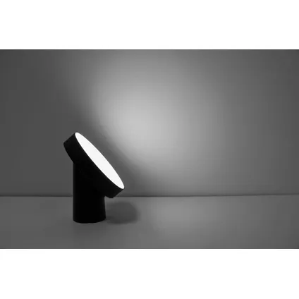 Lampe à poser Lutec Connect Moa LED noir lumière blanche et colorée 2