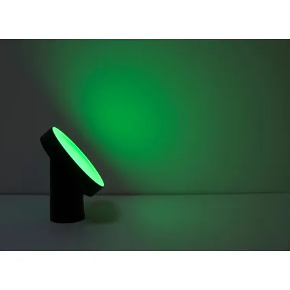 Lampe à poser Lutec Connect Moa LED noir lumière blanche et colorée 4
