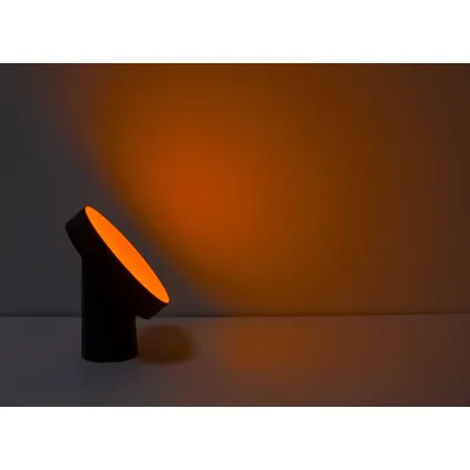 Lampe à poser Lutec Connect Moa LED noir lumière blanche et colorée 5