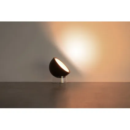 Lampe à poser Lutec Connect Globe LED noir lumière blanche et colorée 2
