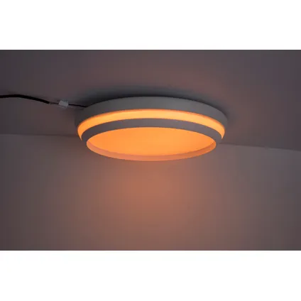 Lutec Connect slimme plafondlamp Cepa wit Ø45cm 40W 6