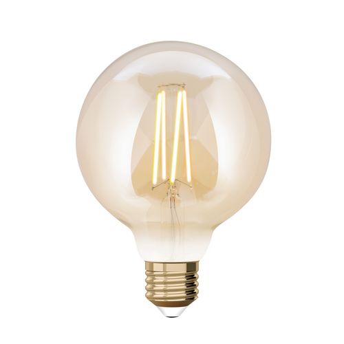 Lutec Connect slimme ledlamp Filament amber Ø9,5cm E27 7,5W