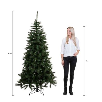 Sapin de Noël artificiel Black Box Trees Kingston 767 vert givré 215cm
