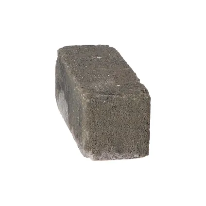Decor trommelsteen dikformaat grijs-zwart 20x6,5x6,5cm 5
