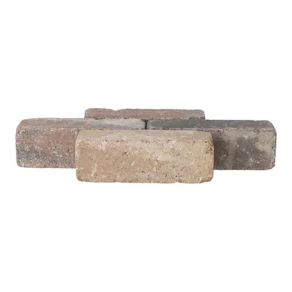 Decor trommelsteen dikformaat bont 20x6,5x6,5cm 3