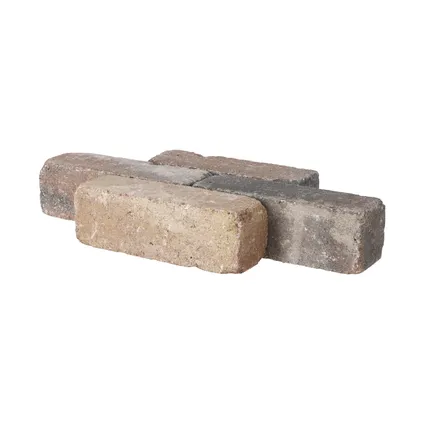 Decor trommelsteen dikformaat bont 20x6,5x6,5cm 4