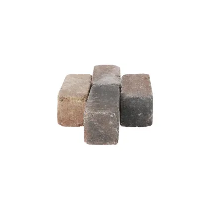 Decor trommelsteen dikformaat bont 20x6,5x6,5cm 6
