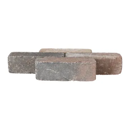 Decor trommelsteen dikformaat bont 20x6,5x6,5cm 7