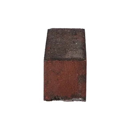 Decor betonsteen dikformaat rood zwart 21x7x7cm 6
