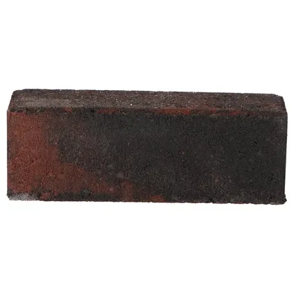 Decor betonsteen dikformaat rood zwart 21x7x7cm 7