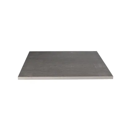 Decor keramische tegel graniet antraciet 60x60x2cm - 2 stuks 3