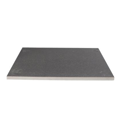 Decor keramische tegel basalt 60x60x2cm - 2 stuks