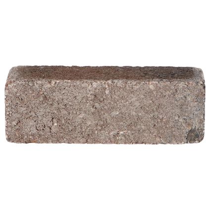 Decor trommelsteen dikformaat bruin-zwart 20x6,5x6,5cm