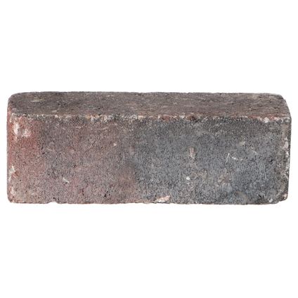 Decor trommelsteen rood-zwart 20x6,5x6,5cm