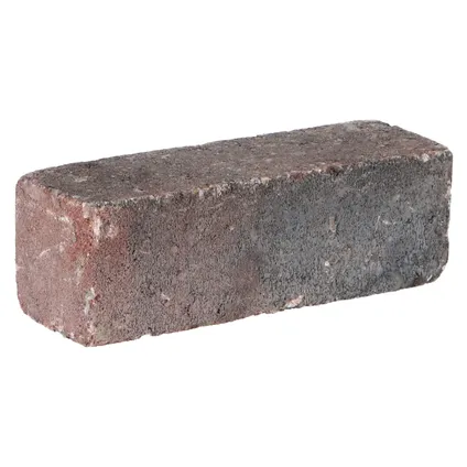 Decor trommelsteen rood-zwart 20x6,5x6,5cm  8