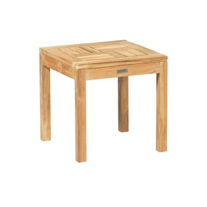 Table d'appoint Exotan carré teak 45x45cm