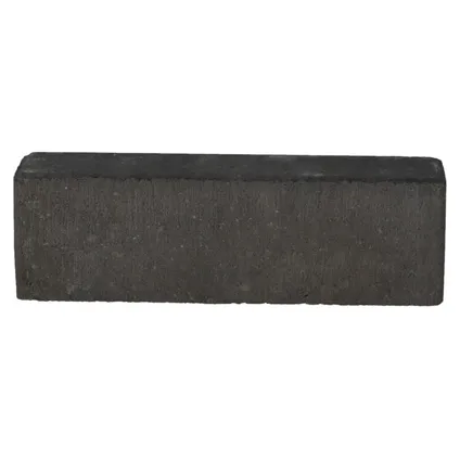 Decor betonsteen waalformaat facet rood-zwart 20x5x6cm 15