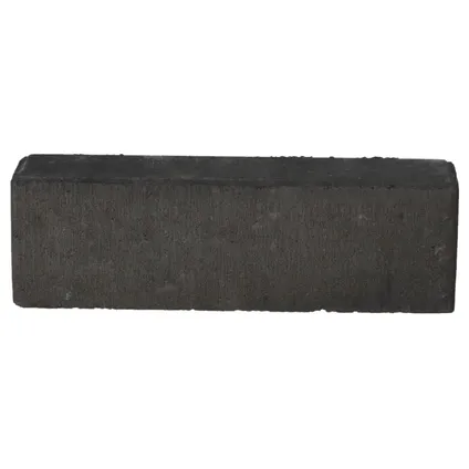 Decor betonsteen waalformaat facet rood-zwart 20x5x6cm 9