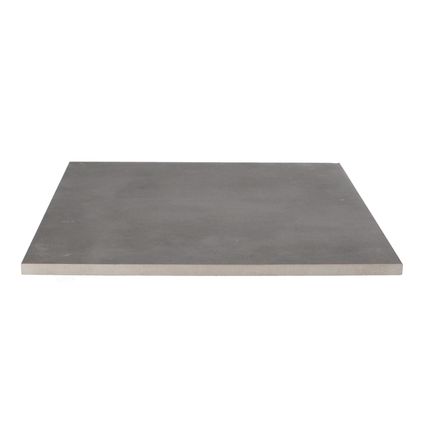 Decor keramische tegel betonlook antraciet 60x60x2cm 2 stuks