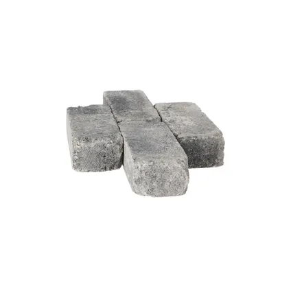 Decor trommelsteen waalformaat grijs-zwart 20x5x7cm  5