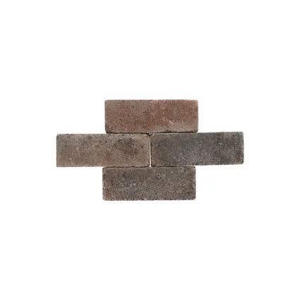 Decor trommelsteen bruin-zwart 20x5x7cm  2