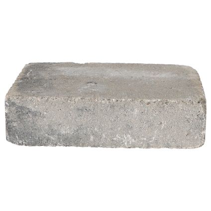 Decor trommelsteen grijs-zwart 28x21x7cm