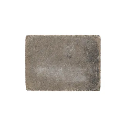 Decor trommelsteen grijs-zwart 28x21x7cm 2