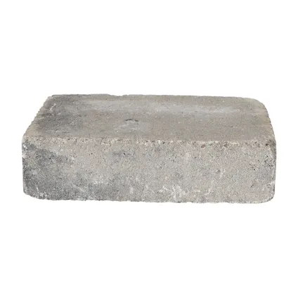 Decor trommelsteen grijs-zwart 28x21x7cm 3