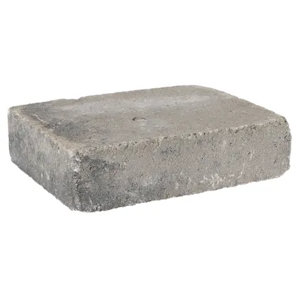 Decor trommelsteen grijs-zwart 28x21x7cm 8