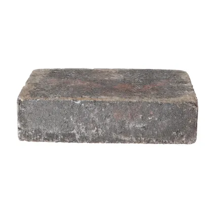 Decor trommelsteen rood-zwart 28x14x7cm  2