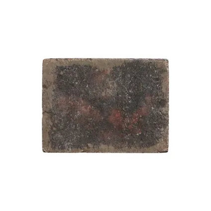 Decor trommelsteen rood-zwart 28x14x7cm  3
