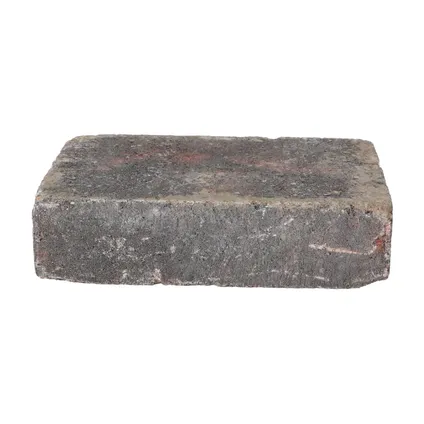 Decor trommelsteen rood-zwart 28x14x7cm  4