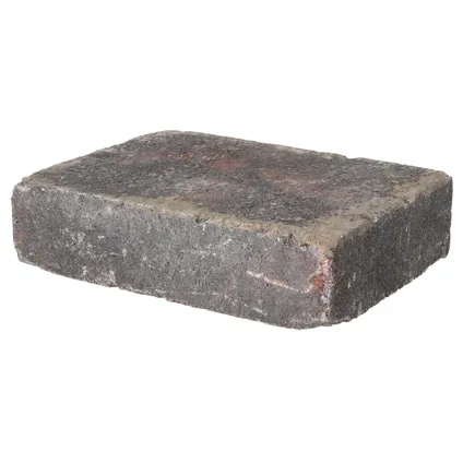 Decor trommelsteen rood-zwart 28x14x7cm  5