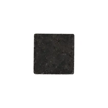 Decor trommelsteen grijs-zwart 14x14x7cm 2