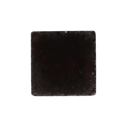 Decor trommelsteen rood-zwart 14x14x7cm 2