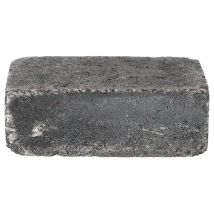 Decor trommelsteen antraciet 21x14x7cm