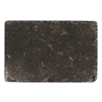 Decor trommelsteen grijs-zwart 21x14x7cm  2