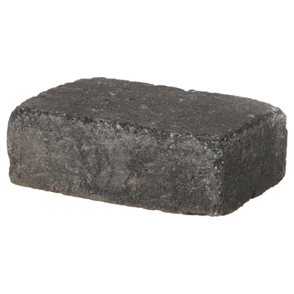 Decor trommelsteen grijs-zwart 21x14x7cm  4